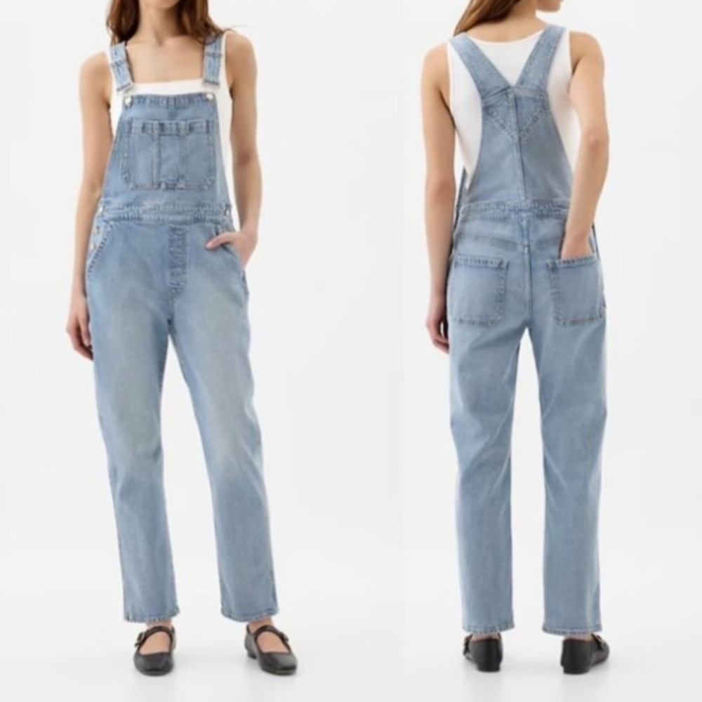 GAP Denim Overalls WOMEN XL RELAXED FIT